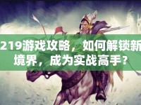219游戲攻略，如何解鎖新境界，成為實戰(zhàn)高手？