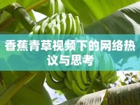 香蕉青草視頻下的網(wǎng)絡(luò)熱議與思考