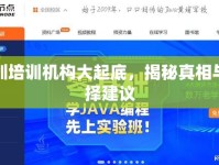 深圳培訓機構(gòu)大起底，揭秘真相與選擇建議