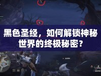 黑色圣經(jīng)，如何解鎖神秘世界的終極秘密？