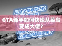 GTA新手如何快速從菜鳥變成大佬？