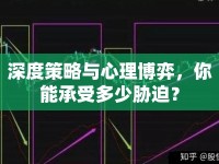 深度策略與心理博弈，你能承受多少脅迫？