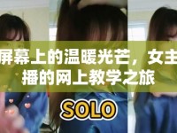 屏幕上的溫暖光芒，女主播的網(wǎng)上教學(xué)之旅