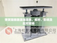 彈簧隔振器漏油現(xiàn)象，解析、影響及應(yīng)對(duì)策略