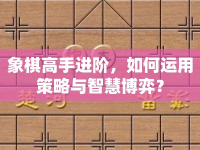 象棋高手進(jìn)階，如何運(yùn)用策略與智慧博弈？