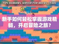新手如何輕松掌握游戲精髓，開啟冒險(xiǎn)之旅？
