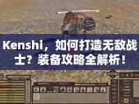Kenshi，如何打造無敵戰(zhàn)士？裝備攻略全解析！