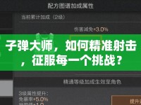 子彈大師，如何精準(zhǔn)射擊，征服每一個挑戰(zhàn)？