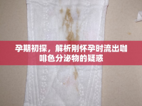 孕期初探，解析剛懷孕時流出咖啡色分泌物的疑惑