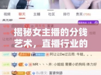 揭秘女主播的分錢藝術，直播行業(yè)的收入分配與策略