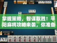掌握策略，智謀取勝！平陽(yáng)麻將攻略來襲，你準(zhǔn)備好了嗎？