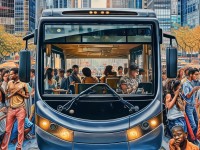 公交車上挺進(jìn)，城市交通的挑戰(zhàn)與機(jī)遇