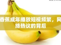 香蕉成年播放短視頻繁，網(wǎng)絡(luò)熱議的背后