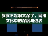 叔叔不起啊太深了，網(wǎng)絡文化中的深度與邊界