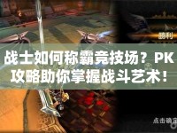 戰(zhàn)士如何稱霸競技場？PK攻略助你掌握戰(zhàn)斗藝術(shù)！