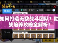 如何打造無(wú)敵戰(zhàn)斗團(tuán)隊(duì)？助戰(zhàn)培養(yǎng)攻略全解析！