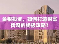 金銀投資，如何打造財(cái)富傳奇的終極攻略？
