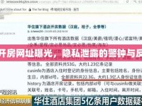查開房網(wǎng)址曝光，隱私泄露的警鐘與反思