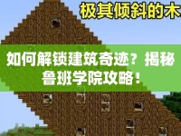 如何解鎖建筑奇跡？揭秘魯班學(xué)院攻略！
