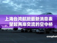 上海臺灣航班最新消息表，架起兩岸交流的空中橋梁