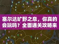 塞爾達(dá)曠野之息，你真的會玩嗎？全面通關(guān)攻略來襲！