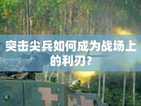 突擊尖兵如何成為戰(zhàn)場(chǎng)上的利刃？