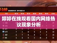 婷婷在線觀看國內網絡熱議現(xiàn)象分析