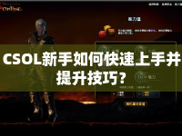 CSOL新手如何快速上手并提升技巧？