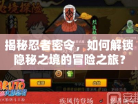 揭秘忍者密令，如何解鎖隱秘之境的冒險(xiǎn)之旅？