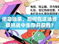絕命逃殺，如何在這場(chǎng)終極挑戰(zhàn)中生存并獲勝？