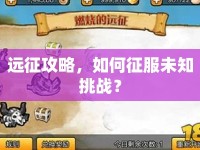 遠(yuǎn)征攻略，如何征服未知挑戰(zhàn)？