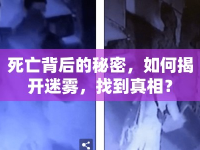 死亡背后的秘密，如何揭開迷霧，找到真相？