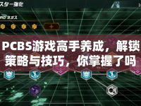 PCBS游戲高手養(yǎng)成，解鎖策略與技巧，你掌握了嗎？