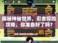 揭秘神秘世界，忍者探險攻略，你準備好了嗎？