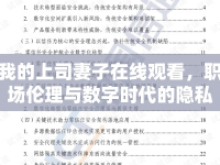 我的上司妻子在線觀看，職場倫理與數(shù)字時(shí)代的隱私邊界