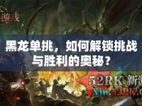 黑龍單挑，如何解鎖挑戰(zhàn)與勝利的奧秘？