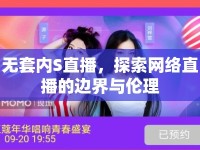 無套內(nèi)S直播，探索網(wǎng)絡(luò)直播的邊界與倫理
