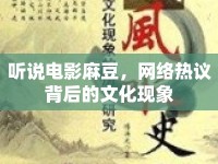聽說電影麻豆，網(wǎng)絡(luò)熱議背后的文化現(xiàn)象