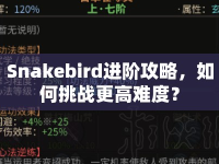 Snakebird進階攻略，如何挑戰(zhàn)更高難度？