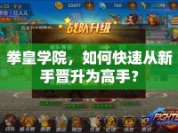 拳皇學(xué)院，如何快速從新手晉升為高手？