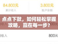 點點下款，如何輕松掌握攻略，贏在每一步？