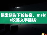 探索陰影下的秘密，Inside攻略文字揭曉！