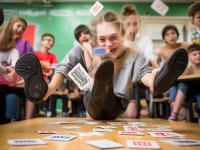 12歲學(xué)生邁開腿打撲克，你敢挑戰(zhàn)嗎？他如何做到的？