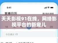 天天影視91在線，網(wǎng)絡(luò)影視平臺的新寵兒