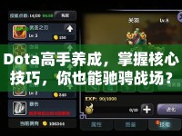 Dota高手養(yǎng)成，掌握核心技巧，你也能馳騁戰(zhàn)場？