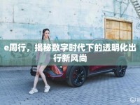 e周行，揭秘?cái)?shù)字時(shí)代下的透明化出行新風(fēng)尚