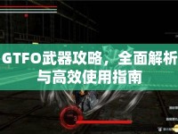 GTFO武器攻略，全面解析與高效使用指南