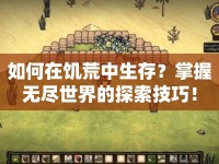 如何在饑荒中生存？掌握無盡世界的探索技巧！