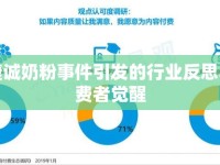 美捷誠奶粉事件引發(fā)的行業(yè)反思與消費(fèi)者覺醒