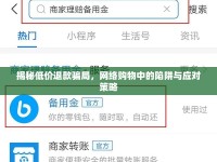 揭秘低價退款騙局，網(wǎng)絡(luò)購物中的陷阱與應(yīng)對策略